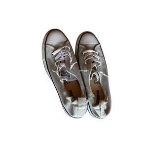 Converse Chuck Taylor Womens Slip On Shoe Gray Size 9